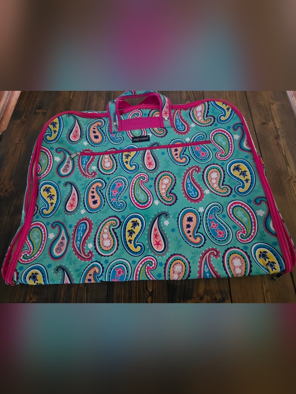 Simply Southern Paisley Garment Bag